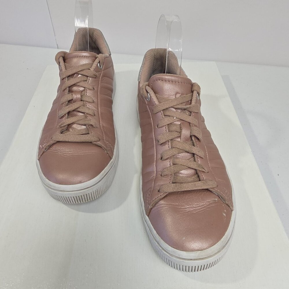 K-Swiss Shoes Womens Size 8 Pink Court Style V Low Top Sneakers 9535-644-M LON - Picture 2 of 10